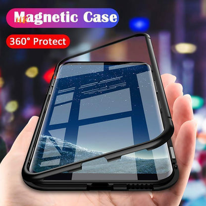 OnePlus 5T Electronic Auto-Fit Magnetic Glass Case