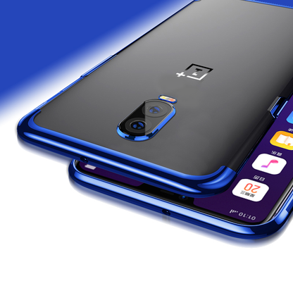 OnePlus 6T Original Electroplating Transparent Back Case