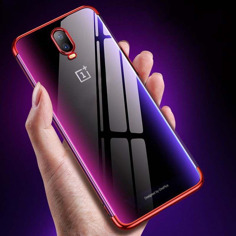 OnePlus 6T Original Electroplating Transparent Back Case