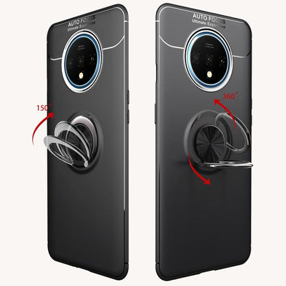 OnePlus 7T  (2 in 1 Combo) Metallic Ring Case + Earphones