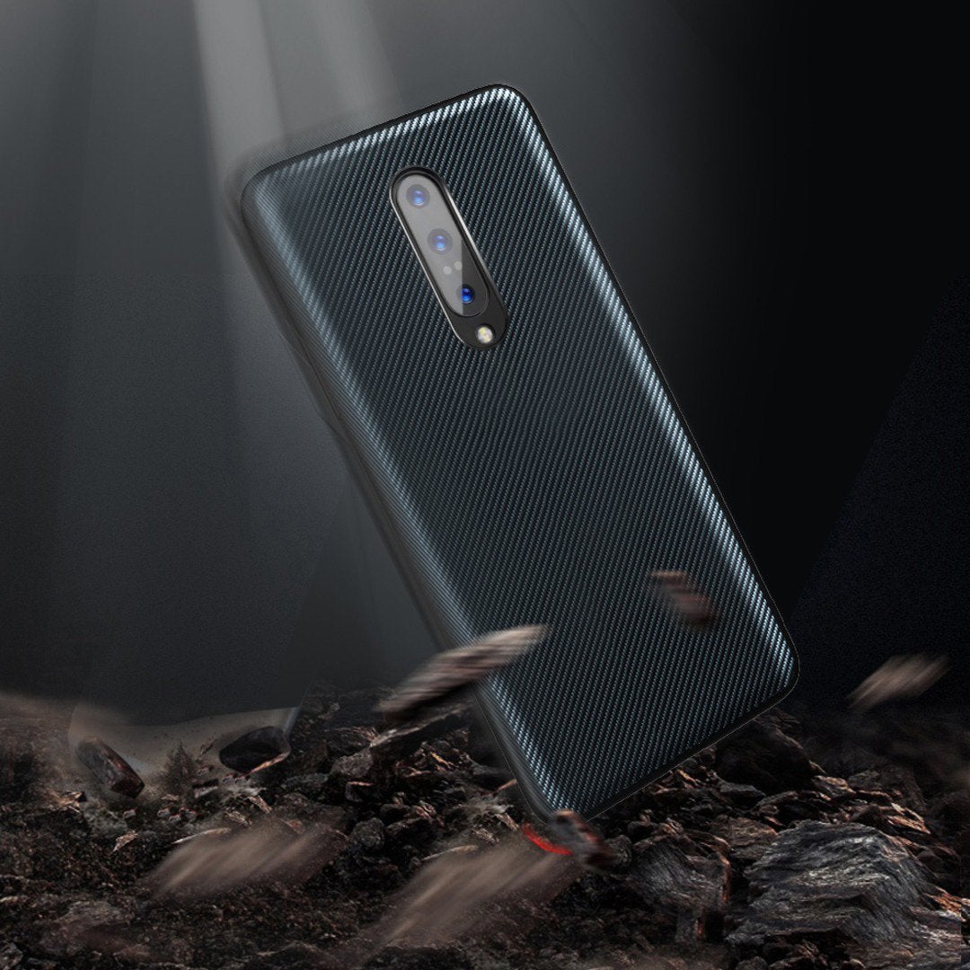 OnePlus 7T Pro Carbon Fiber Premium Armour Case