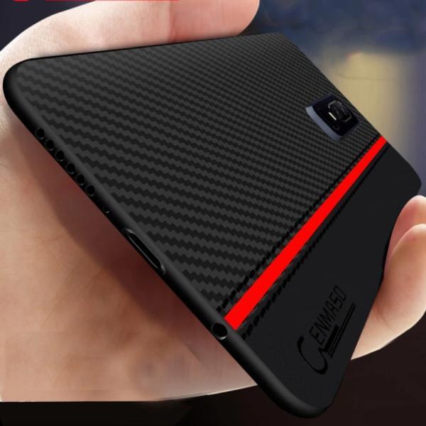 Frosted Carbon Fiber PU Leather Protective Case - OnePlus