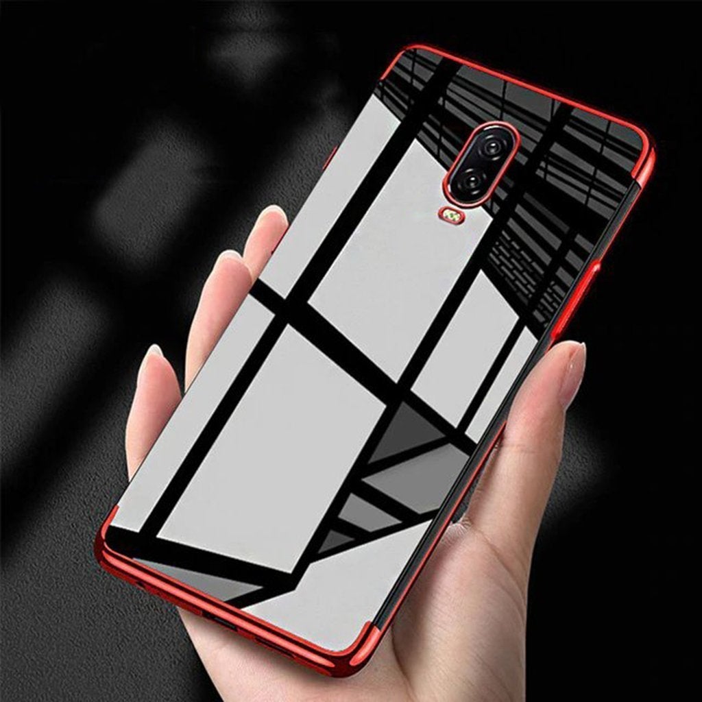 OnePlus 6T Original Electroplating Transparent Back Case