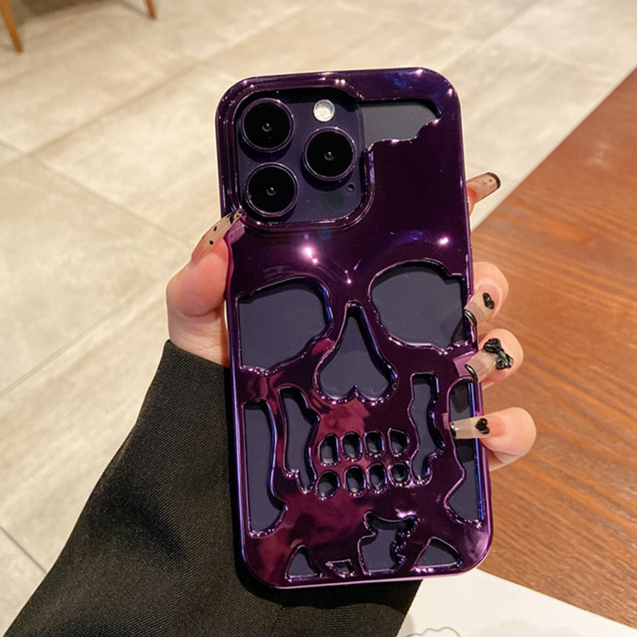 iPhone 12 Pro Hollow Skull Design Case