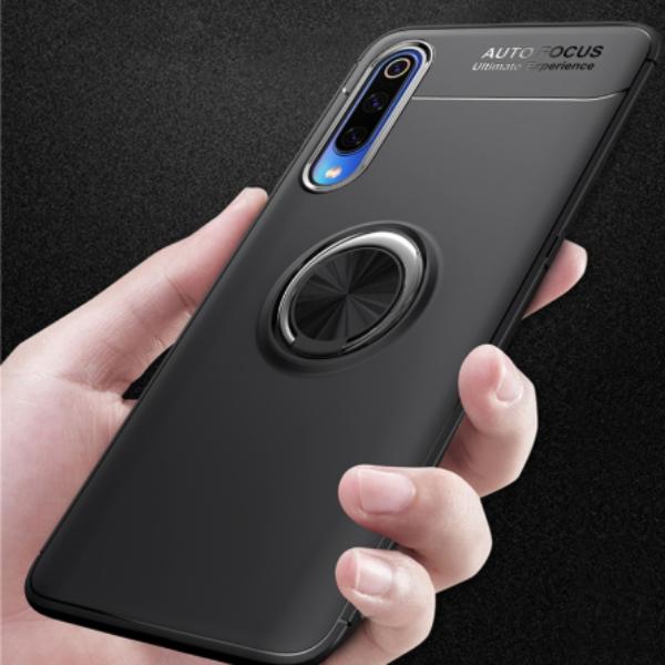 Galaxy A70 Metallic Finger Ring Holder Matte Case