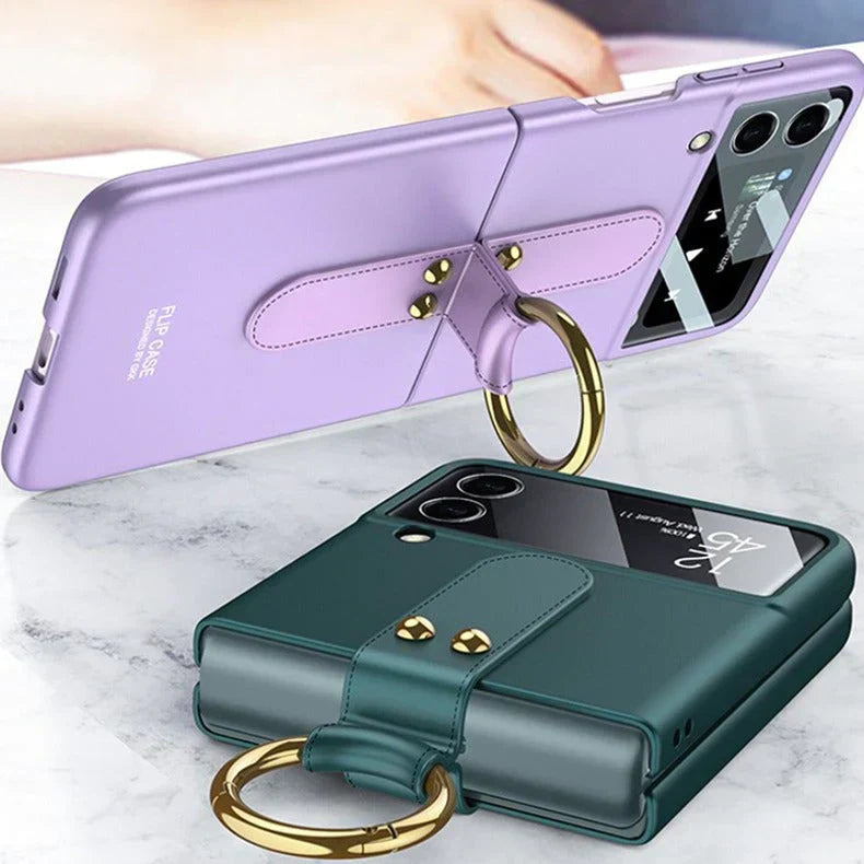 Galaxy Z Flip4 Luxury Ring Case