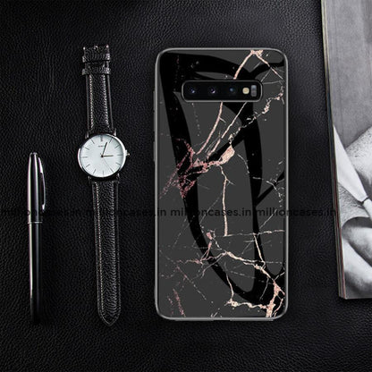 Galaxy S10 Classic Nature Elemental Textured Marble Case