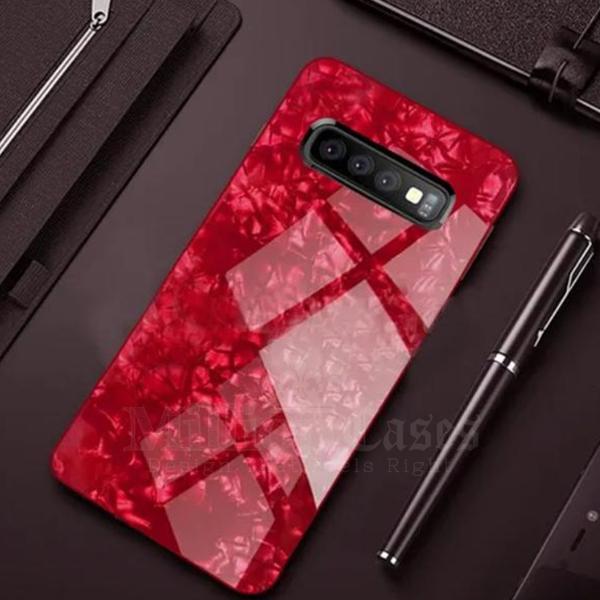 Galaxy S10 Plus Dream Shell Textured Marble Case