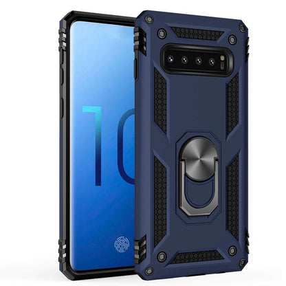 Galaxy S10 Plus Armour Shield Ring Holder Back Case