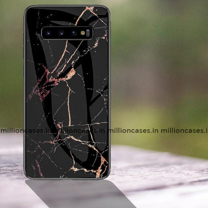 Galaxy S10 Classic Nature Elemental Textured Marble Case