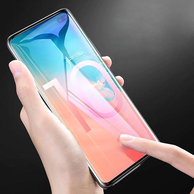 Henks ® Galaxy S10 Plus Curved Tempered Glass Screen Protector