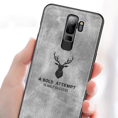 Galaxy S9 Deer Pattern Inspirational Soft Case