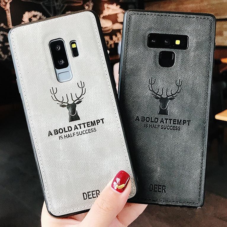 Galaxy S9 Deer Pattern Inspirational Soft Case