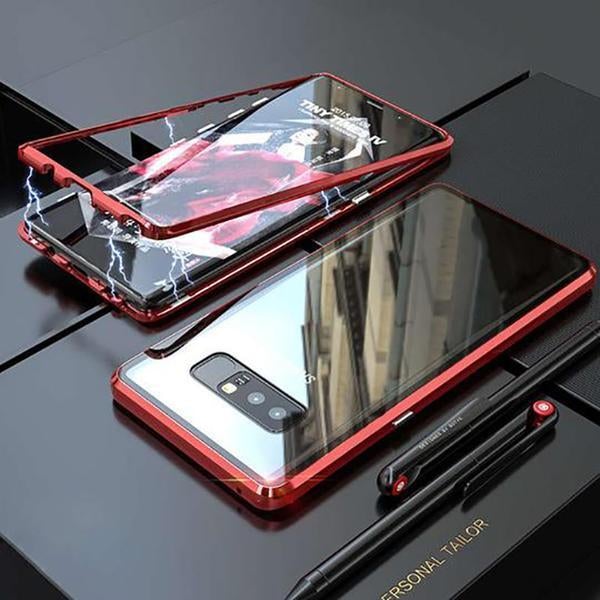 Galaxy Series Electronic Auto-Fit Magnetic Transparent Glass Case