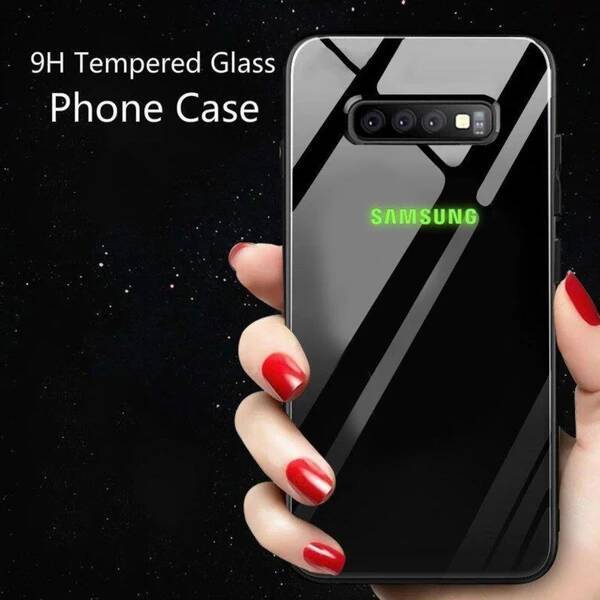 Galaxy S10 Plus Radium Glow Light Illuminated Logo 3D Case